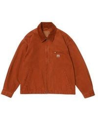 vowels - Cord Collared Zip-Up Jacket - Lyst