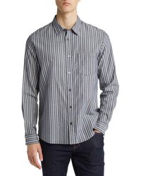 A.P.C. - Clement Stripe Button-up Shirt - Lyst