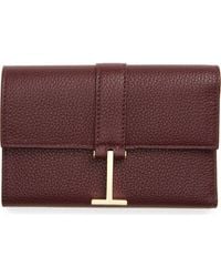 Tom Ford - Kara Grain Leather Compact Wallet - Lyst