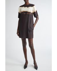Jason Wu - Burned Stripe Short Sleeve T-Shirt Dress - Lyst