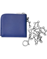 Burberry - Leather Wallet On A B-chain - Lyst