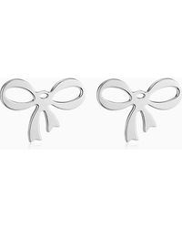 Oradina - Wrap Me Up Bow Studs - Lyst