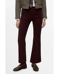 Mango - Bootcut Corduroy Pants - Lyst