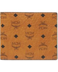 MCM - Small Visetos Original Flap Bi-fold Wallet - Lyst