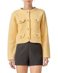 English Factory - Round Hem Cardigan - Lyst