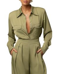 JLUXLABEL - Misty Button-Up Shirt - Lyst