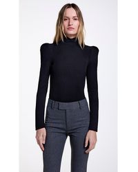 Smythe - Box Pleat Knit Top - Lyst