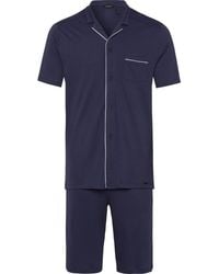 Hanro - Night And Day Button Front Cotton Pajama Set - Lyst