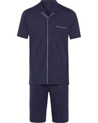 Hanro - Night And Day Button Front Cotton Pajama Set - Lyst