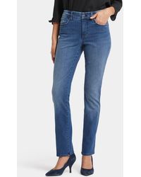 NYDJ - Sheri High Waist Slim Straight Jeans - Lyst