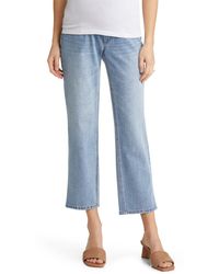 1822 Denim - Over The Bump Dad Straight Leg Maternity Jeans - Lyst