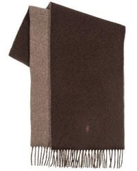Polo Ralph Lauren - Classic Double Faced Recycled Wool Scarf - Lyst