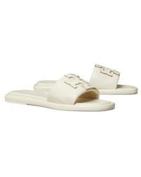 Tory Burch - Double-T Sport Slide Sandal - Lyst