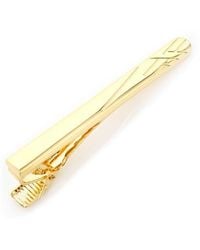 Cufflinks Inc. - Goldtone Etched Tie Clip - Lyst