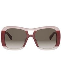 Celine - Triomphe 55Mm Gradient Pilot Sunglasses - Lyst