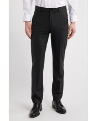 Bugatchi - Regular Fit Stretch Wool Pants - Lyst