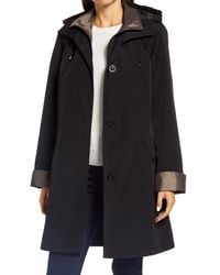 Gallery - Water Resistant Hooded Rain Jacket - Lyst