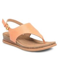 Söfft - Penelope Slingback Wedge Sandal - Lyst