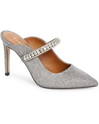 Carvela Kurt Geiger Suede Kross Cross Strap Point Heeled Shoes in Pink - Lyst