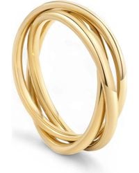 Mint & Lily - Dainty Interlocking Fidget Ring - Lyst