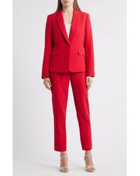 Tahari - One-Button Crepe Jacket & Pants Set - Lyst