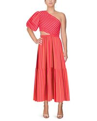 Rachel Roy - Rae One-Shoulder Maxi Cotton Dress - Lyst