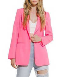 Endless Rose - Tailored Single Button Blazer - Lyst