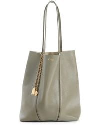 Chloé - Spin Leather Tote - Lyst