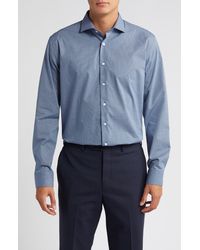 Nordstrom - Easy Care Trim Fit Micropattern Dress Shirt - Lyst