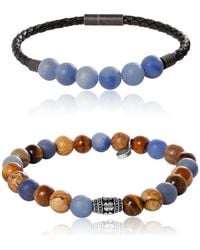 Lucky Brand - Stretch Bead & Magnetic Cord, 2 Piece Bracelet Set - Lyst