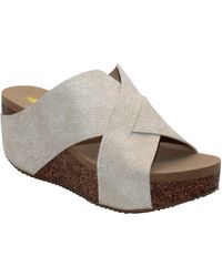 Volatile - Firefly Water Resistant Wedge Platform Sandal - Lyst