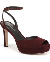Veronica Beard - Brianne Ankle Strap Platform Sandal - Lyst