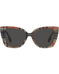 Burberry - Meryl 54mm Cat Eye Sunglasses - Lyst