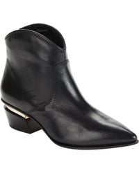 donna karan white booties