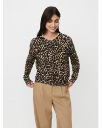 Masai - Malika Leopard Print Cardigan - Lyst