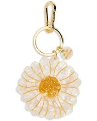 Solar Eclipse - Hand Painted Daisy Key Chain Bag Charm - Lyst