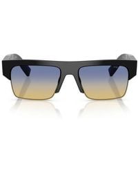 Prada - 55Mm Rectangular Sunglasses - Lyst