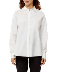 A Pea In The Pod - Long Sleeve Boyfriend Fit Button-up Maternity Shirt - Lyst