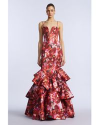 BCBGMAXAZRIA - Ruffle Ball Gown - Lyst