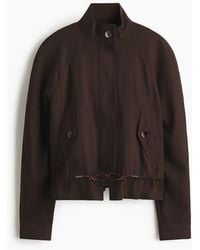 H&M - Oversized Linen-Blend Jacket - Lyst