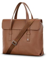 Samsonite - Mobile Solution 2 Convertible Leather Briefcase - Lyst