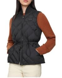 Burberry - Devonside Check Stitch Quilted Down Vest - Lyst