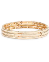 Nordstrom - Bamboo Link Stretch Bracelet - Lyst