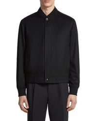 ZEGNA - Water Repellent Elements Oasi Cashmere Bomber Jacket - Lyst