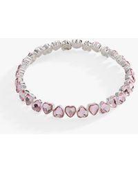 ALEX AND ANI - Faceted Heart Stretch Bracelet - Lyst