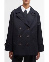 Barbour - Maisy Showerproof Double Breasted Jacket - Lyst