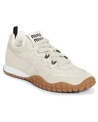 Miu Miu - Sport Quilted Nylon Sneaker - Lyst