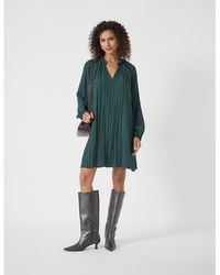 Hush - Ruffled Long Sleeve Mini Dress - Lyst