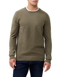 French Connection - Engineered Ottoman Crewneck Sweater - Lyst