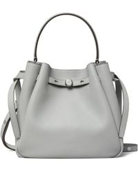 Tory Burch - Romy Pebble Leather Bucket Bag - Lyst